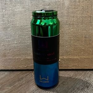 NWT Wellness Double Wall High quality Stainless Steel Ombre Rainbow 24 oz